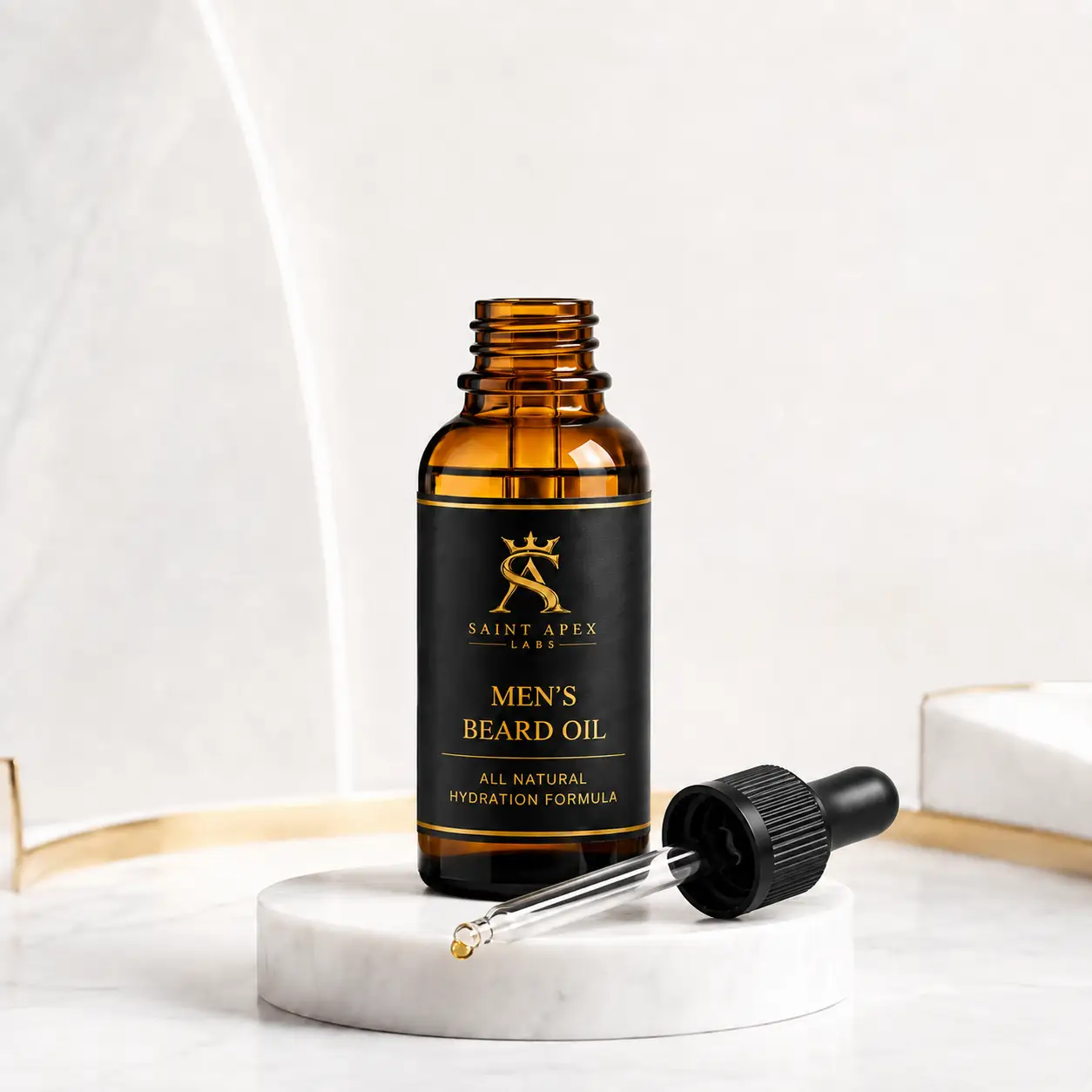 Men's Beard Oil by Saint Apex Labs All Natural Hydration Formula by BLANKA