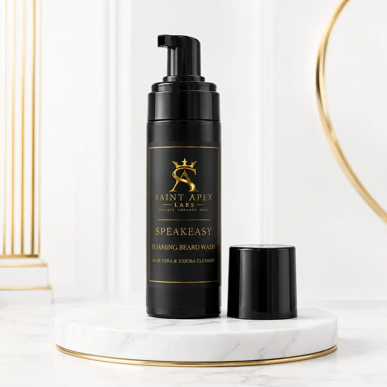 Speakeasy Foaming Beard Wash with Aloe Vera & Jojoba Cleanser by BLANKA