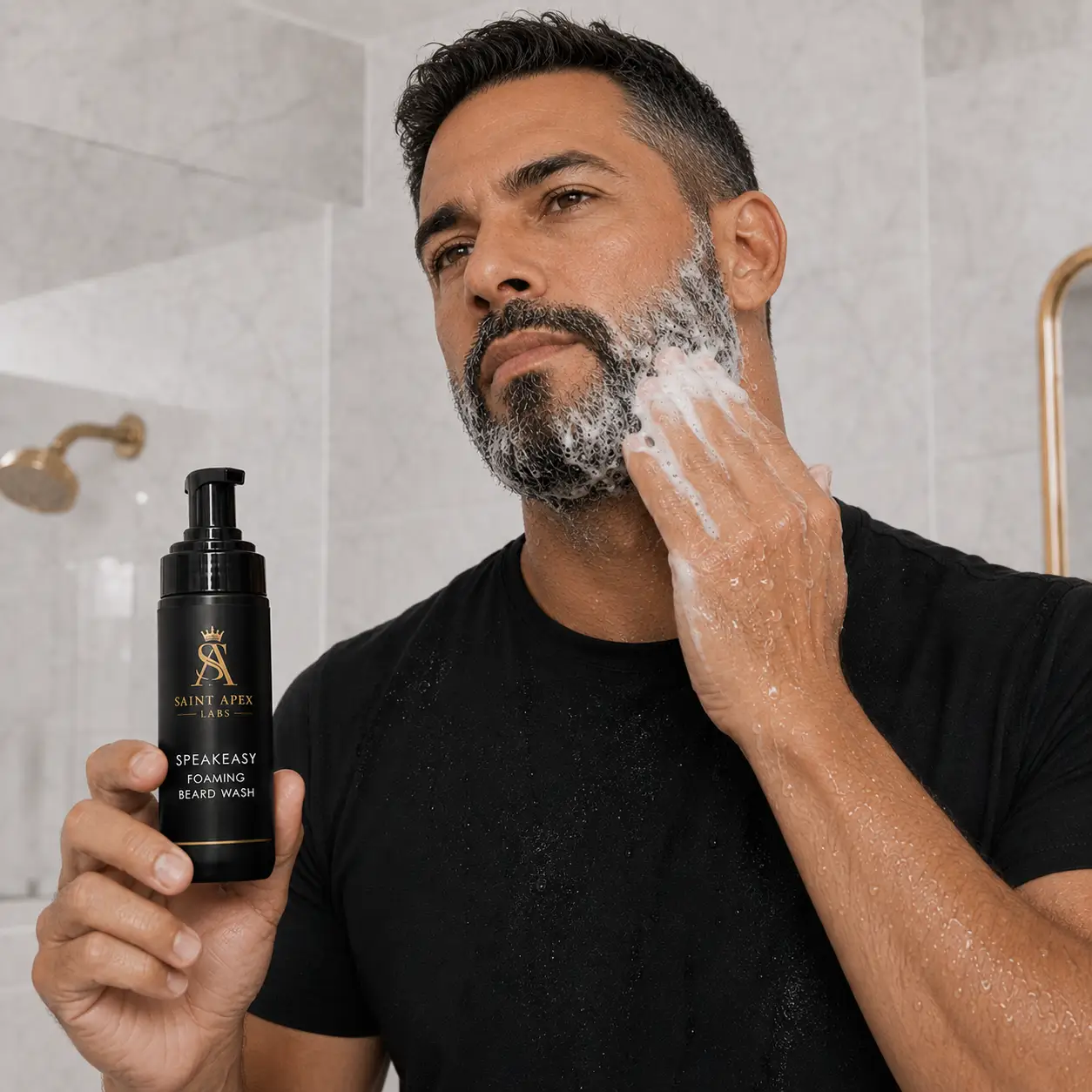 Speakeasy Foaming Beard Wash with Aloe Vera & Jojoba Cleanser by BLANKA