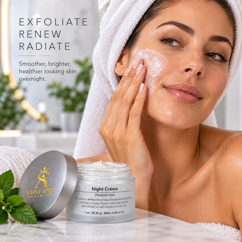 Saint Apex Labs Night Renewal Face Creme With Glycolic Acid by BLANKA