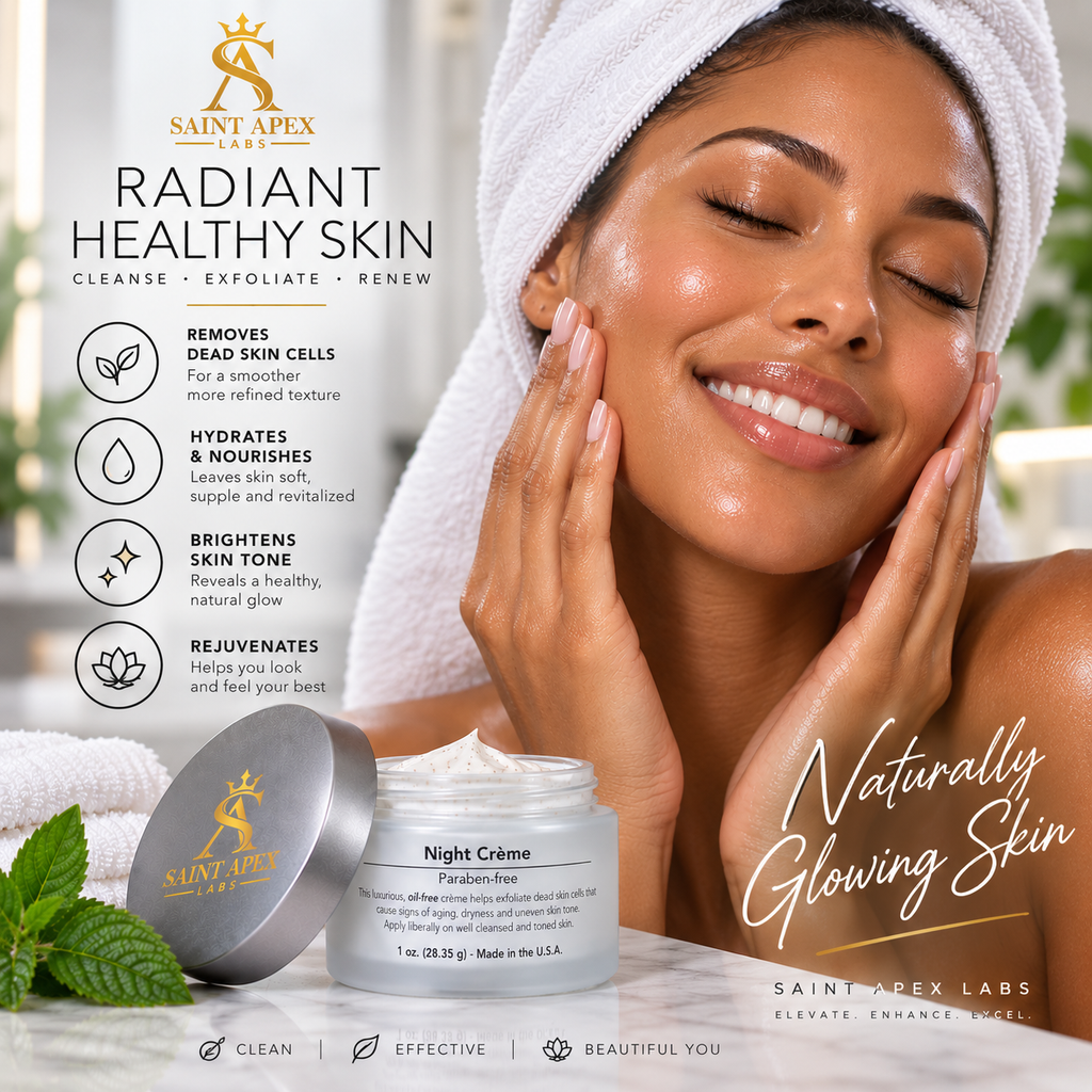 Saint Apex Labs Night Renewal Face Creme With Glycolic Acid by BLANKA