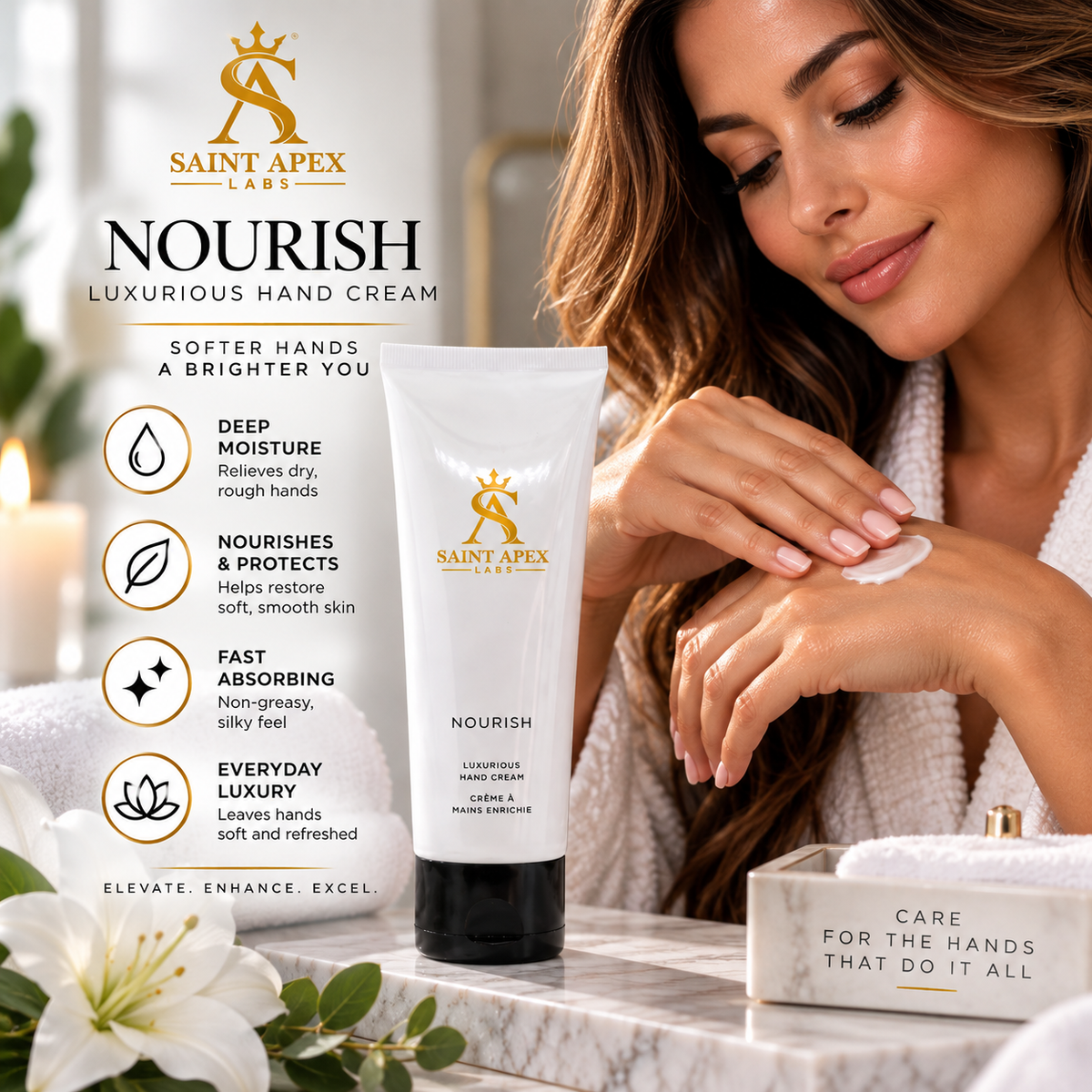 Saint Apex Labs Nourishing Botanical Hand Cream For Men And Women by BLANKA