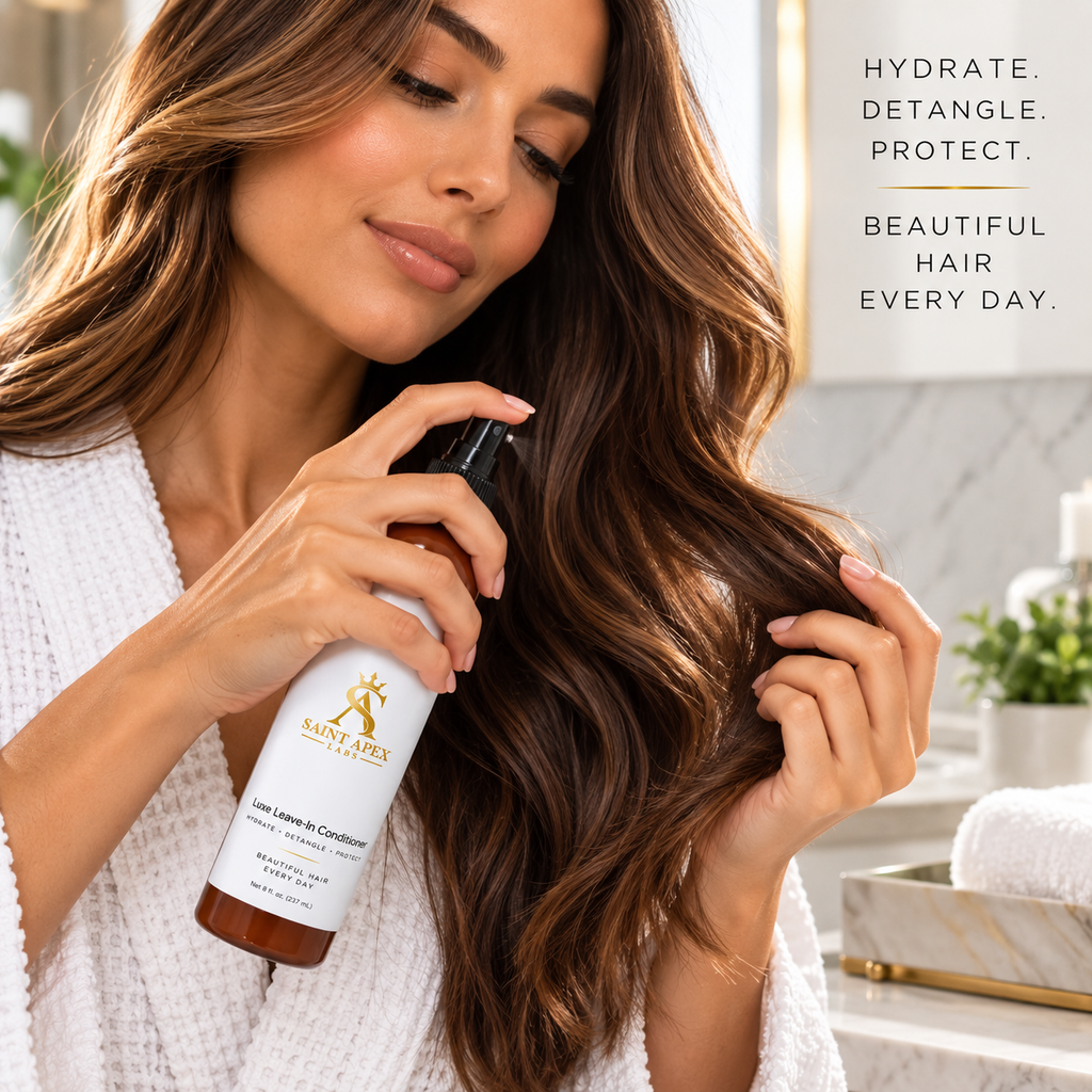Saint Apex Labs Luxe Leave In Conditioner Lightweight Frizz Control Spray by BLANKA