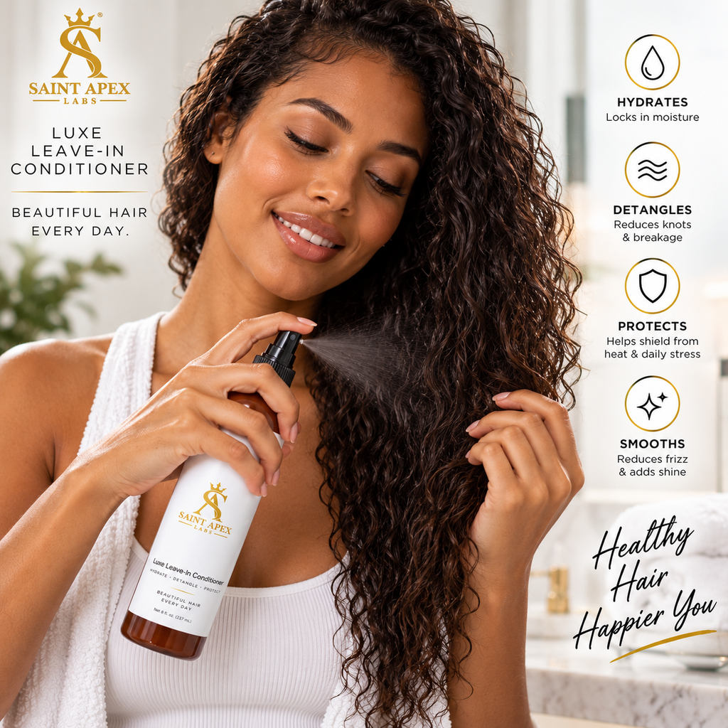Saint Apex Labs Luxe Leave In Conditioner Lightweight Frizz Control Spray by BLANKA