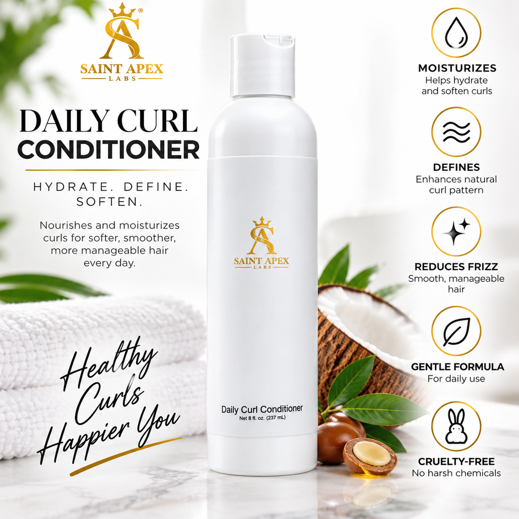 Saint Apex Labs Daily Curl Conditioner Hydration Moisture Curl Definition by BLANKA