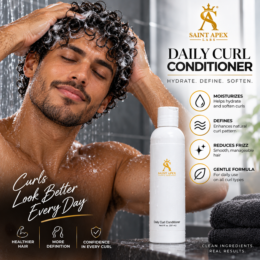 Saint Apex Labs Daily Curl Conditioner Hydration Moisture Curl Definition by BLANKA