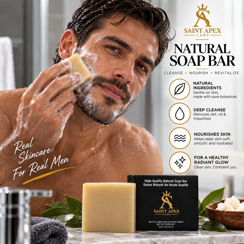 Natural Goat Milk Soap Eucalyptus Peppermint Cold Process Bar by BLANKA
