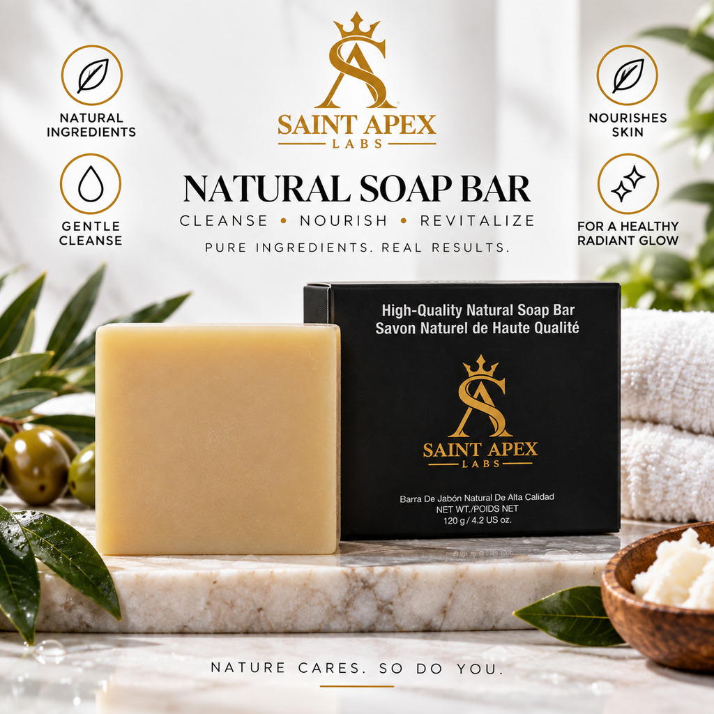 Natural Goat Milk Soap Eucalyptus Peppermint Cold Process Bar by BLANKA