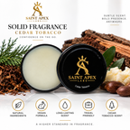 Saint Apex Labs Solid Fragrance Cedar Tobacco Pocket Balm by BLANKA