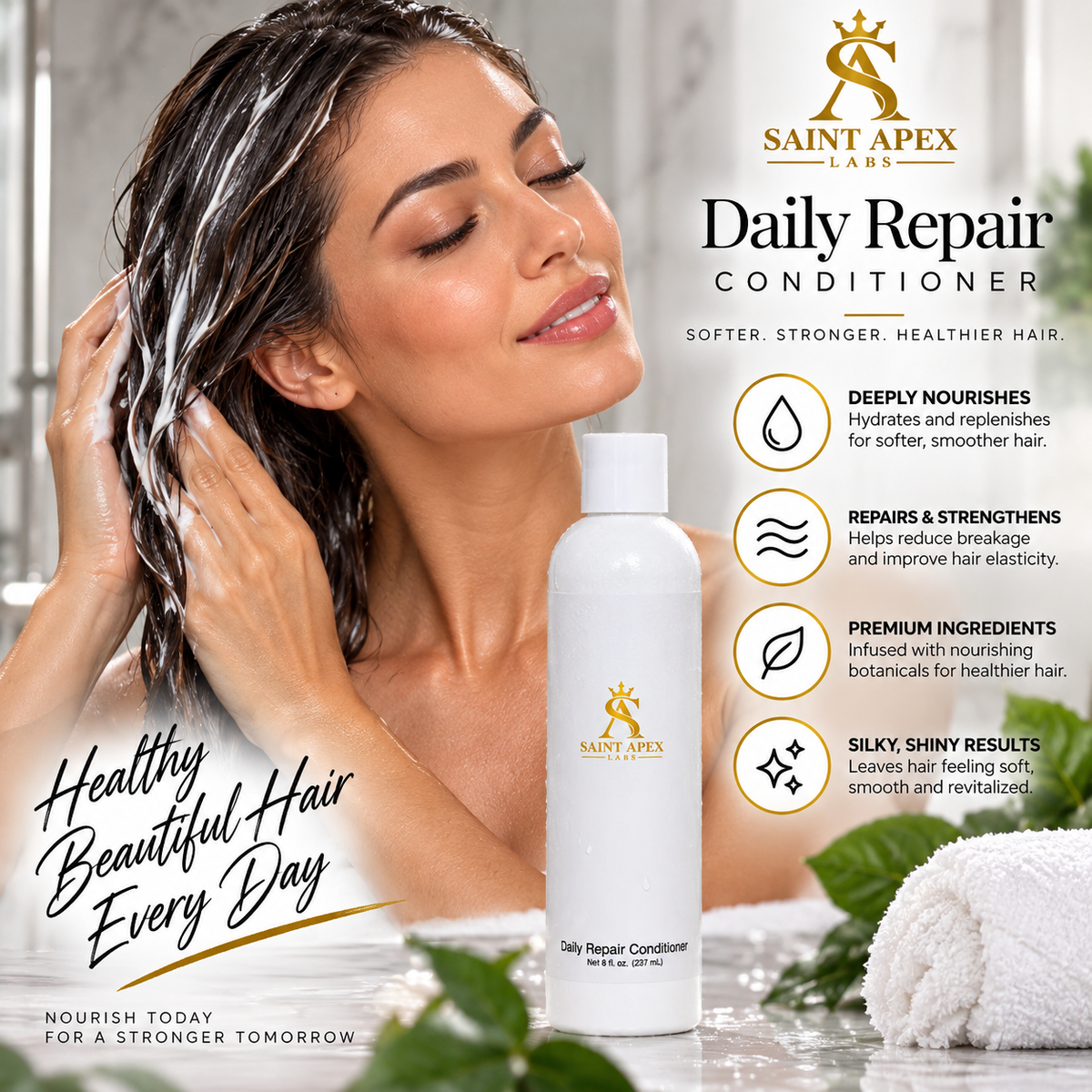 Saint Apex Labs Daily Repair Conditioner Botanical Butters All Hair Types by BLANKA