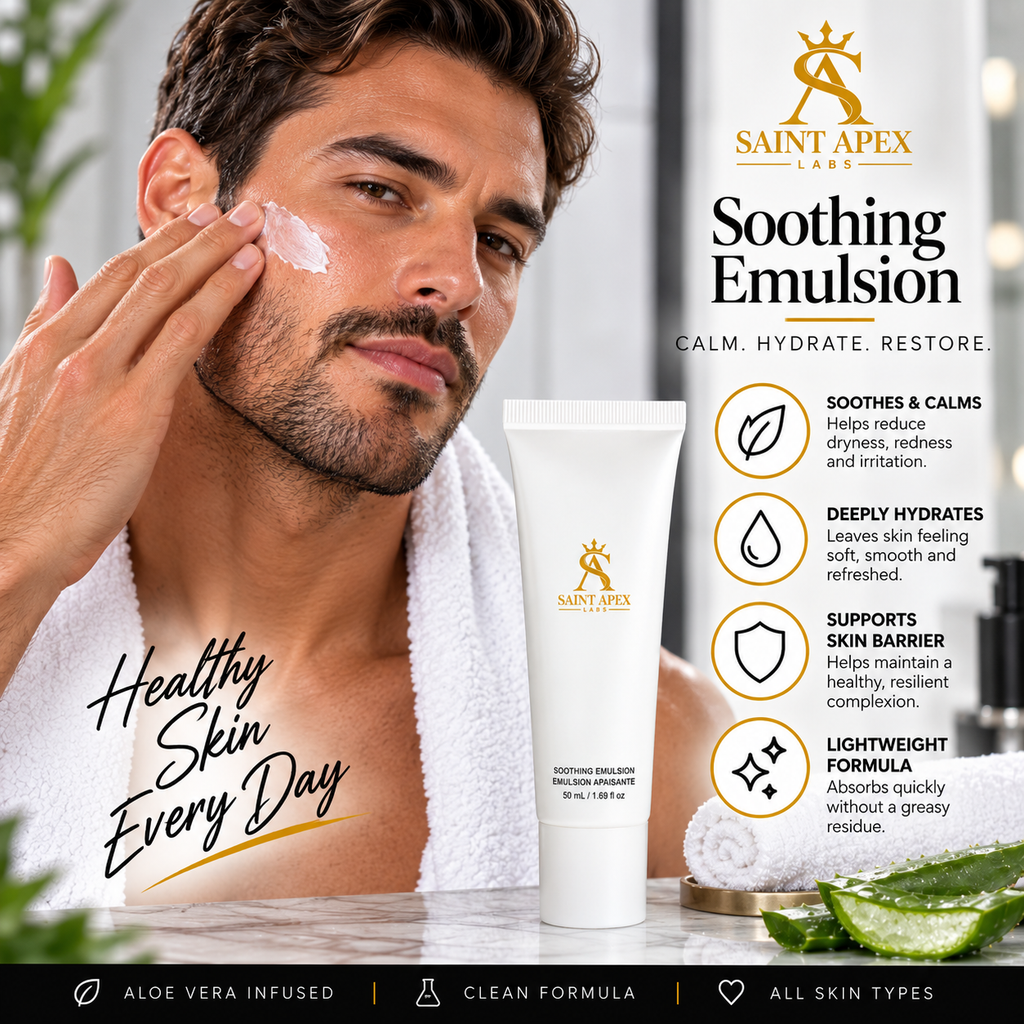 Saint Apex Labs Soothing Emulsion Deep Hydration Lightweight Face Moisturizer by BLANKA