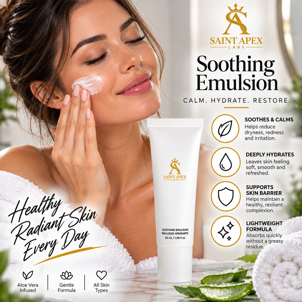 Saint Apex Labs Soothing Emulsion Deep Hydration Lightweight Face Moisturizer by BLANKA