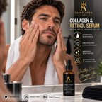 Collagen & Retinol Serum with Hyaluronic Acid, Hydrating Facial Serum by BLANKA