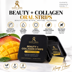 Saint Apex Labs Beauty Collagen Oral Strips Mango Flavor 30 Count by Supliful