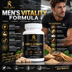 Saint Apex Labs Men's Vitality Dietary Supplement with Tongkat Ali, Maca, Zinc & L-Arginine Energy Support Tablets by Supliful