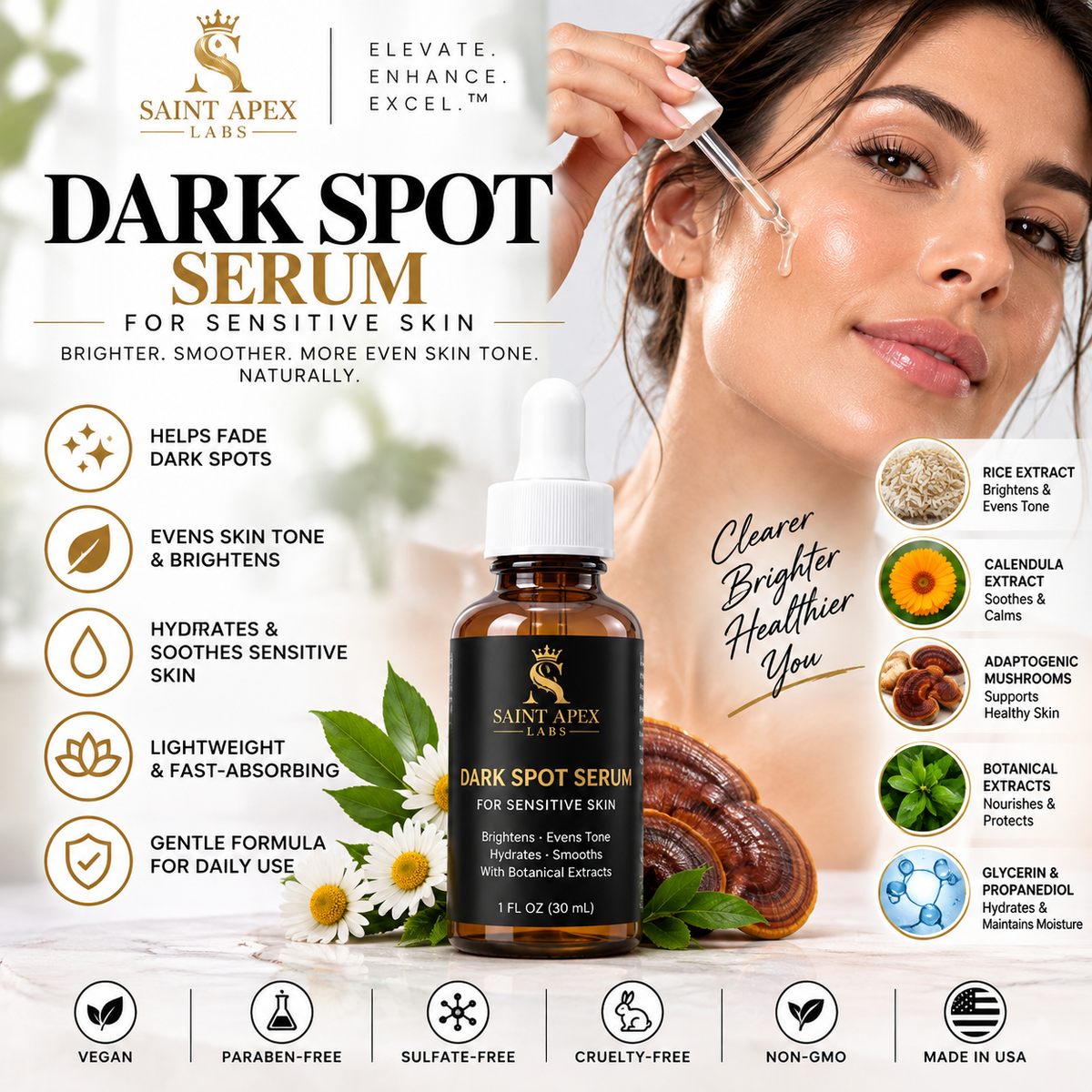 Dark Spot Serum for Sensitive Skin by Supliful