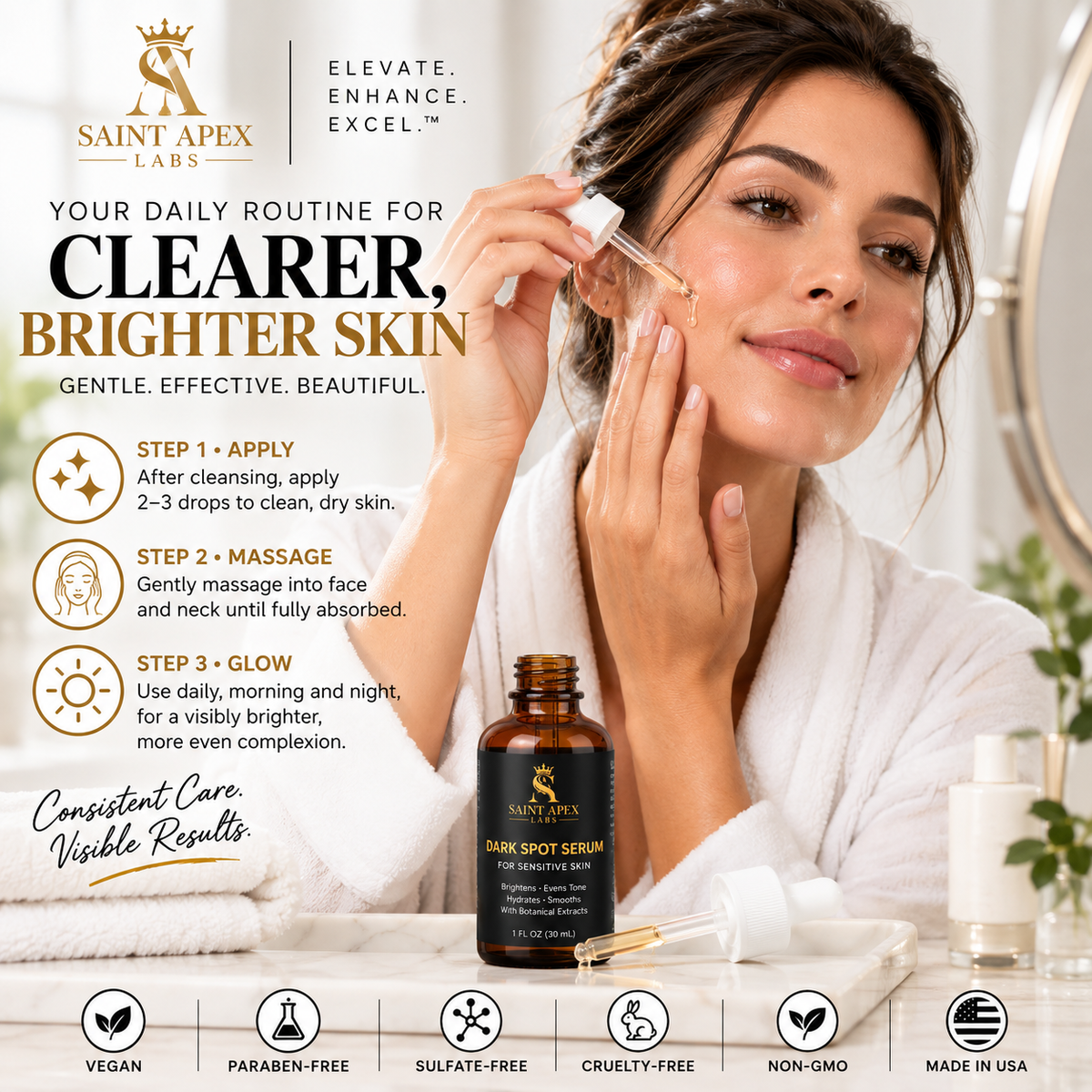 Dark Spot Serum for Sensitive Skin by Supliful