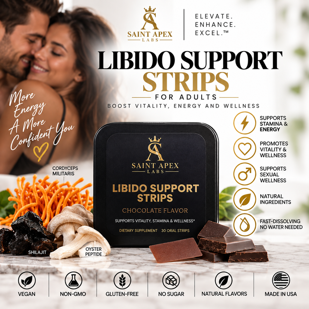 Libido Support Strips for Adults Boost Vitality and Wellness by Supliful