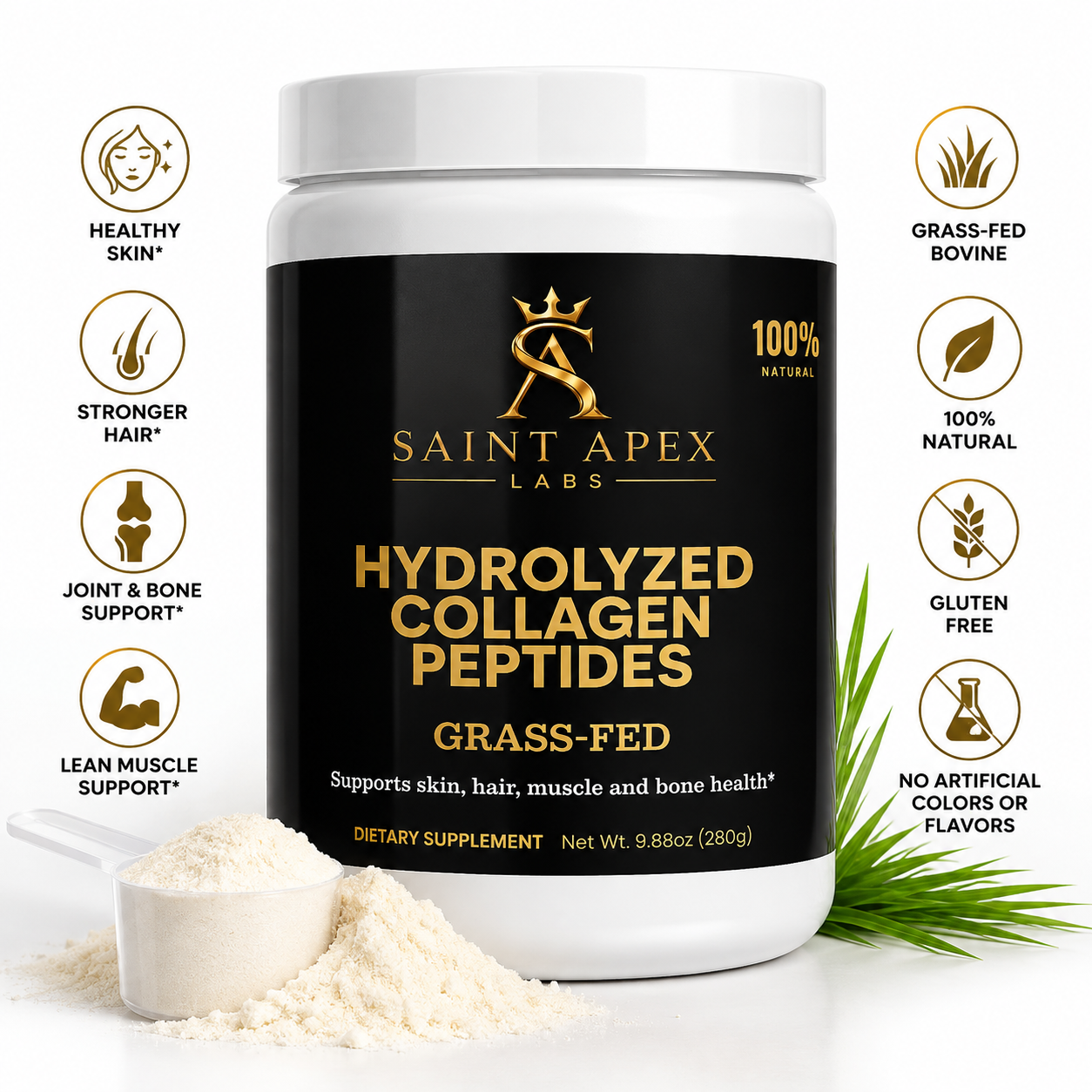 Collagen Grass Fed Hydrolyzed by Supliful