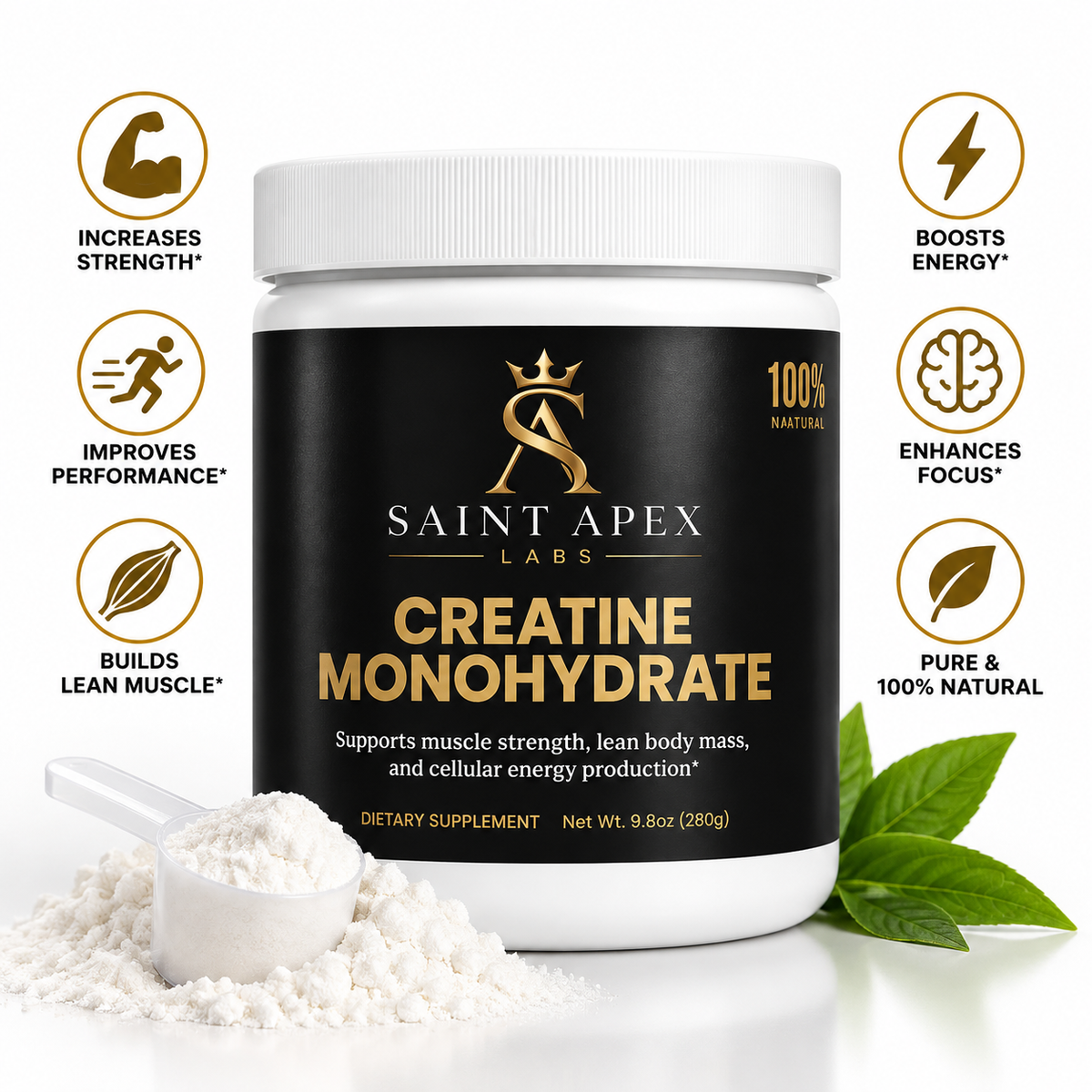 Creatine For Muscle Strength & Endurance by Supliful