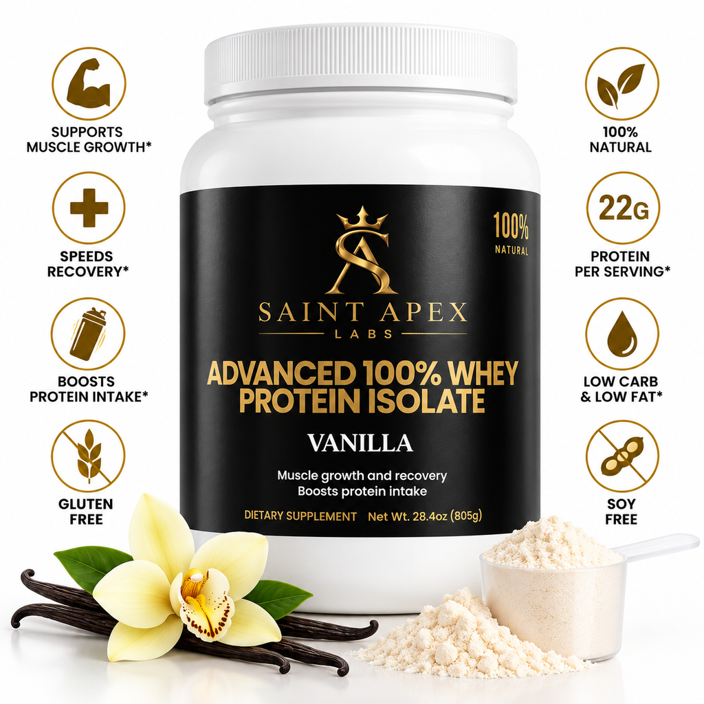 Whey Protein Advanced 100% Isolate Vanilla Protein Powder by Supliful