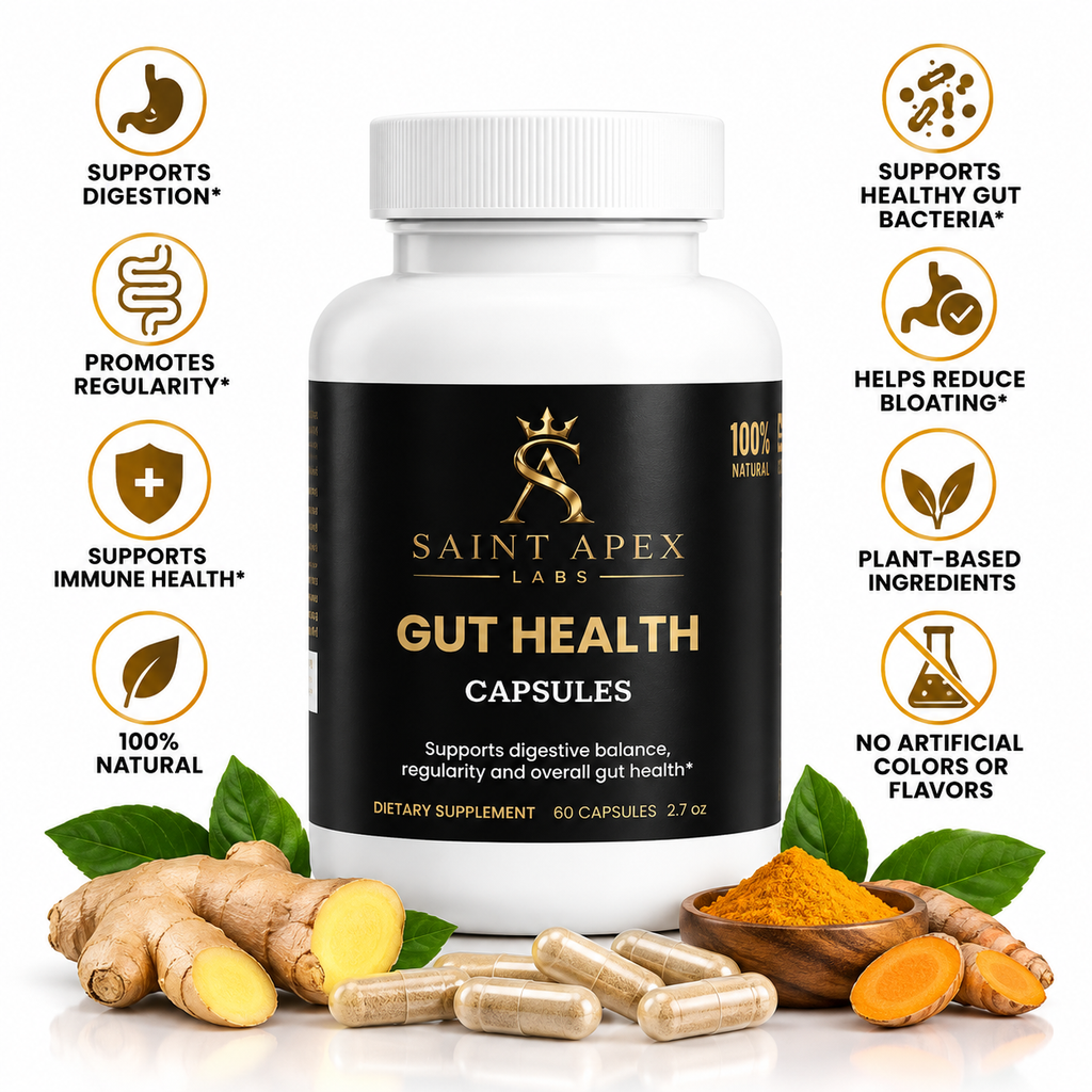 Gut Health Supplement With Apple Cider Vinegar And Inulin Prebiotic Fiber by Supliful