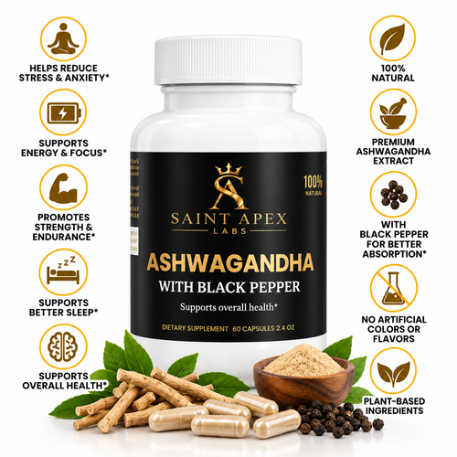 Saint Apex Labs Calm, Stress & Mood Support Bundle – 4-Piece Set by Supliful