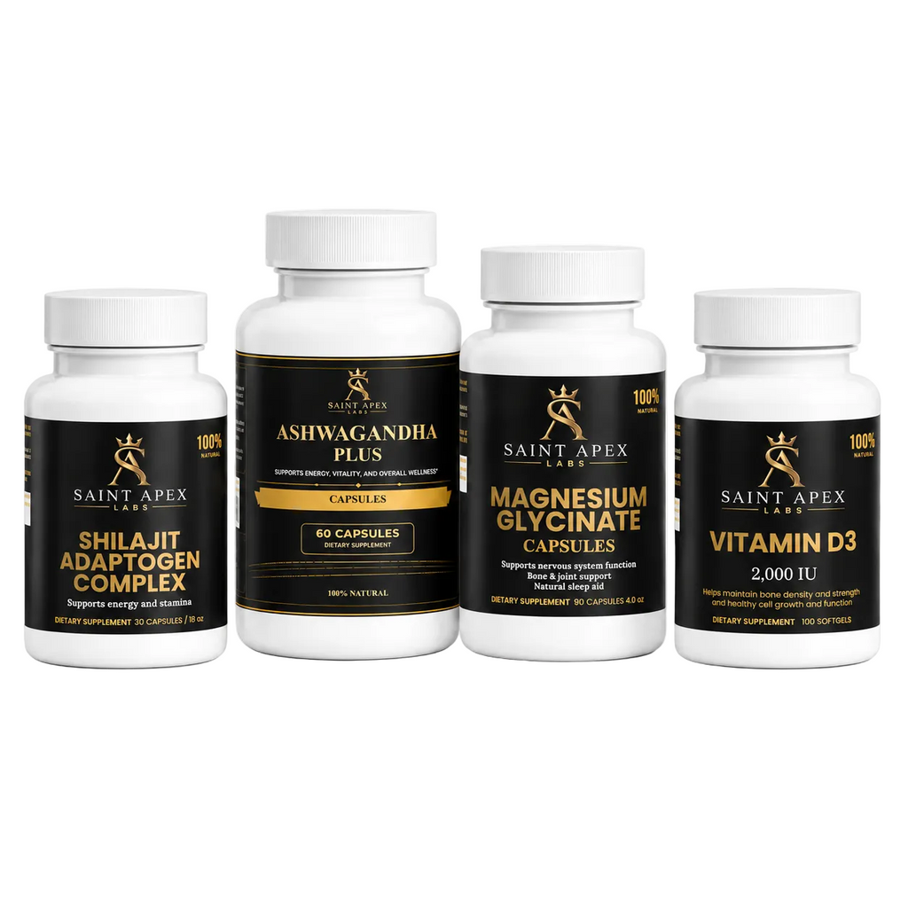 Saint Apex Labs Daily Men Hormone Supplement Bundle 4-Piece Set for men by Supliful