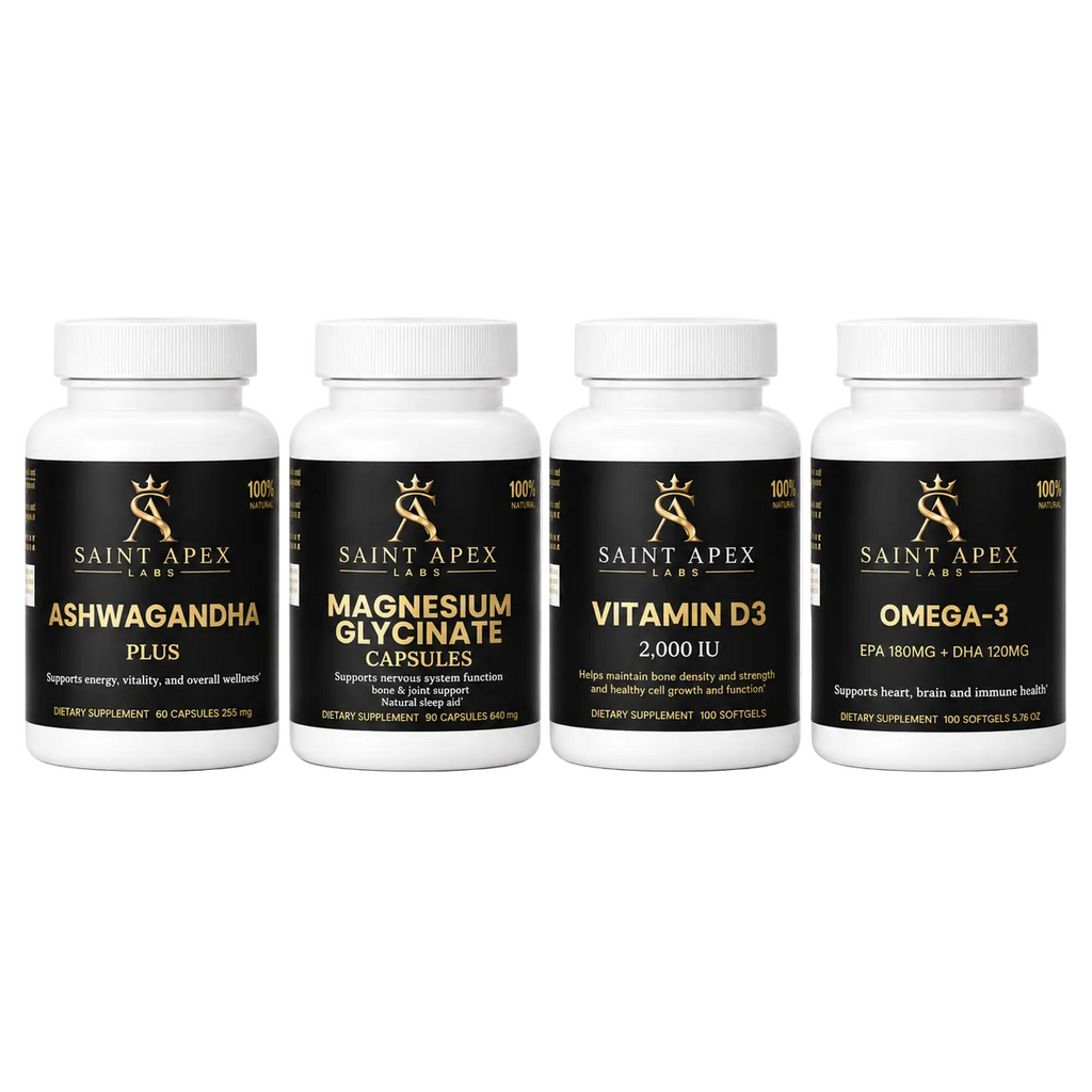 Saint Apex Labs Daily Women Hormone Supplement Bundle 4 Piece Set by Supliful