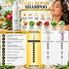 Saint Apex Labs Daily Repair Shampoo Nourishing Oils All Hair Types by BLANKA