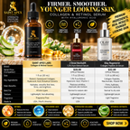 Collagen & Retinol Serum with Hyaluronic Acid, Hydrating Facial Serum by BLANKA