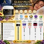 Women Sleep Plus Collagen Cream Hyaluronic Acid Night Facial Treatment by Supliful
