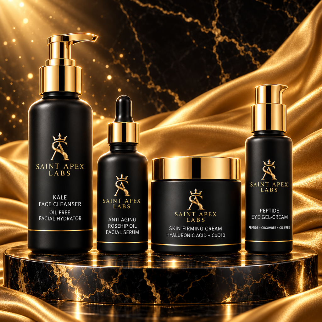 Saint Apex Labs Men’s Complete Luxury Skincare Routine – 4-Piece Set by BLANKA