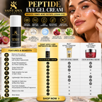 Saint Apex Labs Women Peptide Eye Gel Cream by Supliful