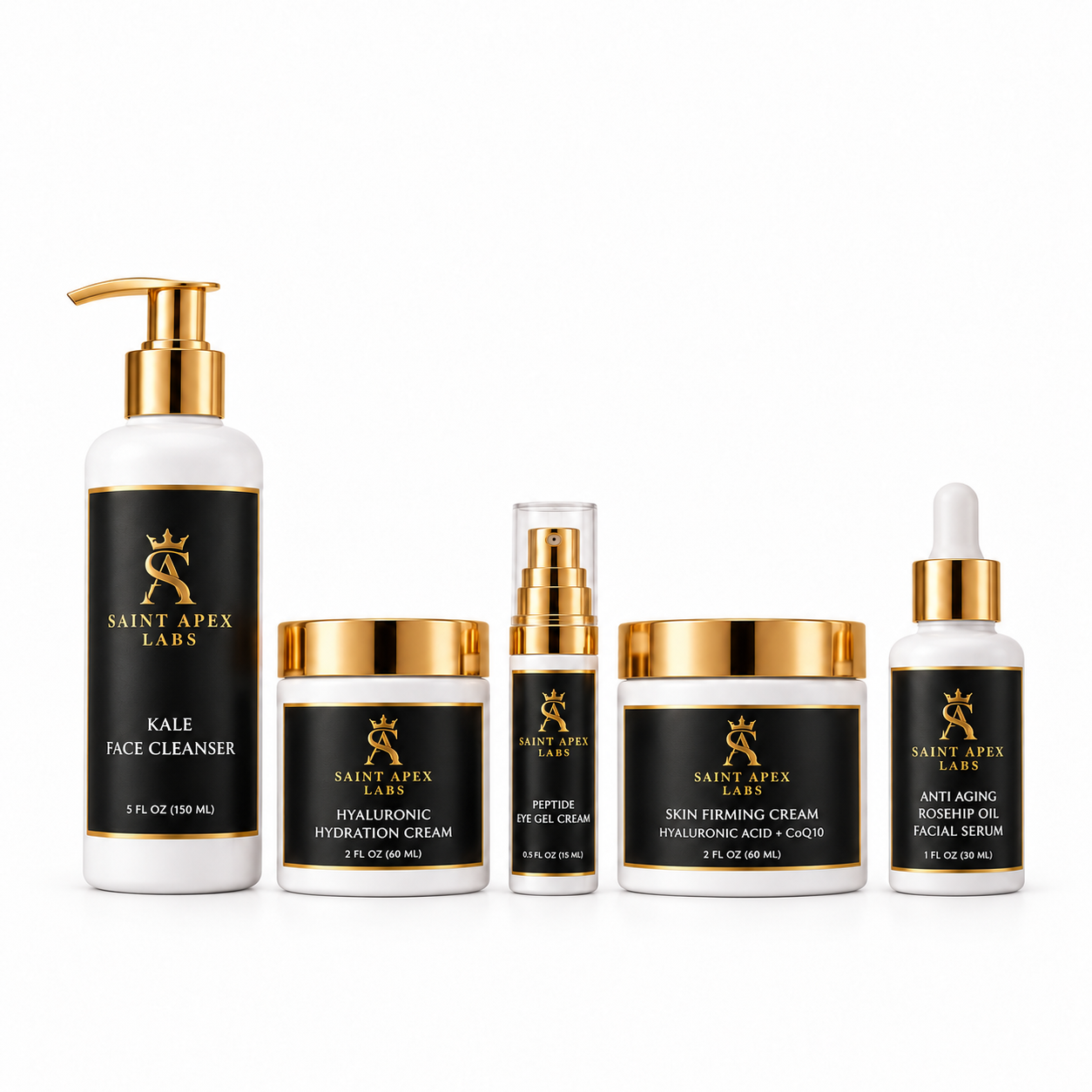 Saint Apex Labs Women 6 Piece Luxury Skincare Set For Face And Body by Saint Apex Labs