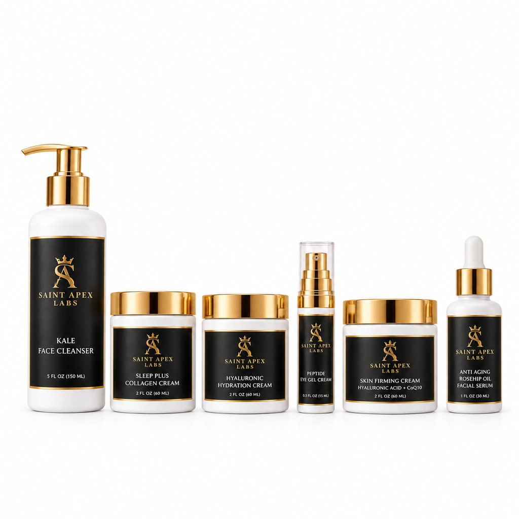 Saint Apex Labs Women 6 Piece Luxury Skin Care Set by Supliful