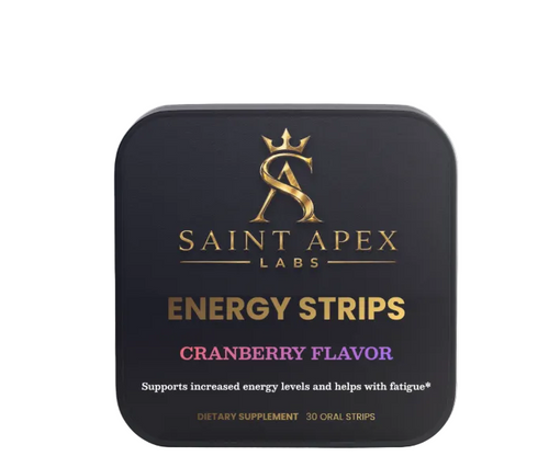 Energy Strips Cranberry Flavor For Quick Focus And Energy by Supliful