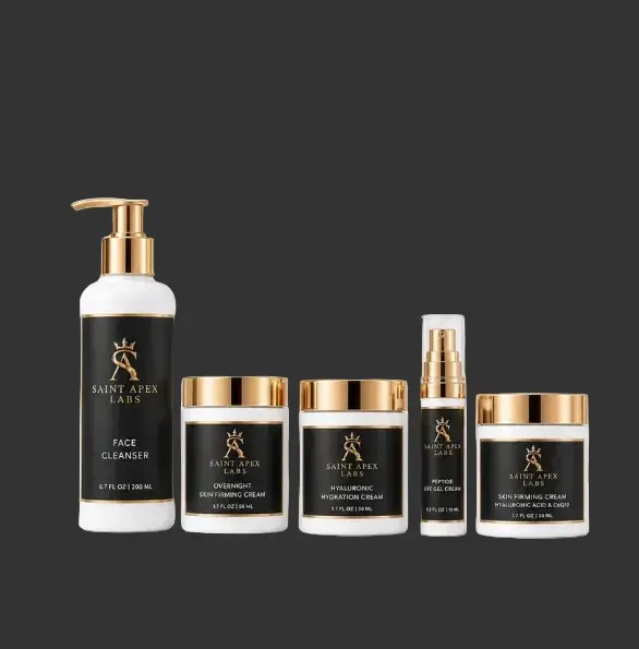 Saint Apex Labs Women 5 Piece Luxury Skin Care Set by Supliful