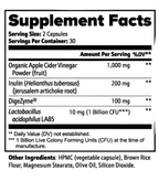 Gut Health Supplement With Apple Cider Vinegar And Inulin Prebiotic Fiber by Supliful