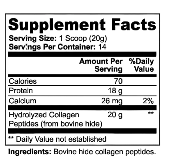 Collagen Grass Fed Hydrolyzed by Supliful