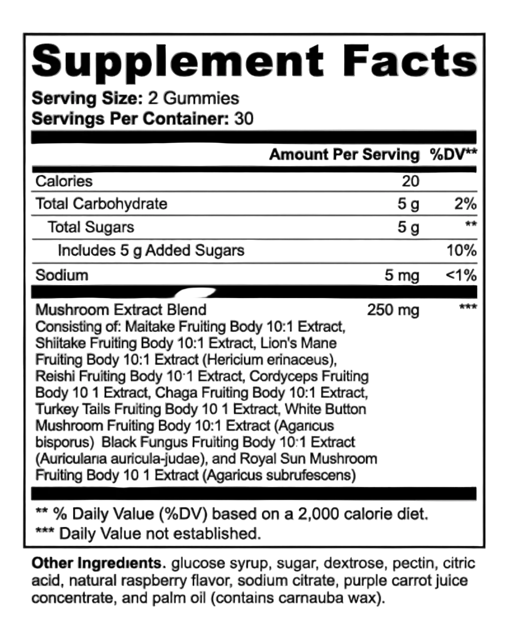 Mushroom Extract Complex Gummies For Immune Support And Wellness by Supliful