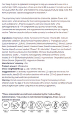 Sleep Support Magnesium Citrate Vitamin B6 Melatonin Restful Night by Supliful