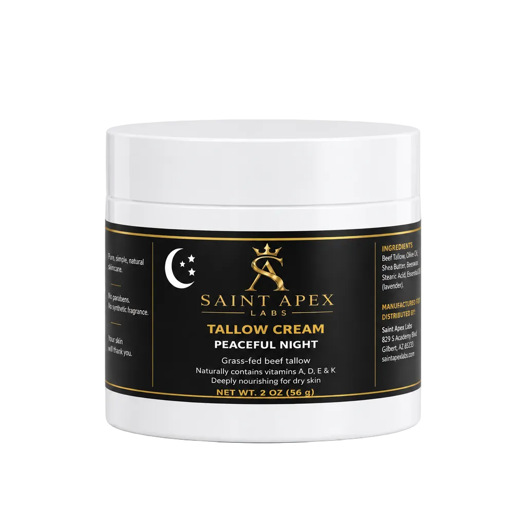 Saint Apex Labs Women Tallow Cream Peaceful Night by Supliful