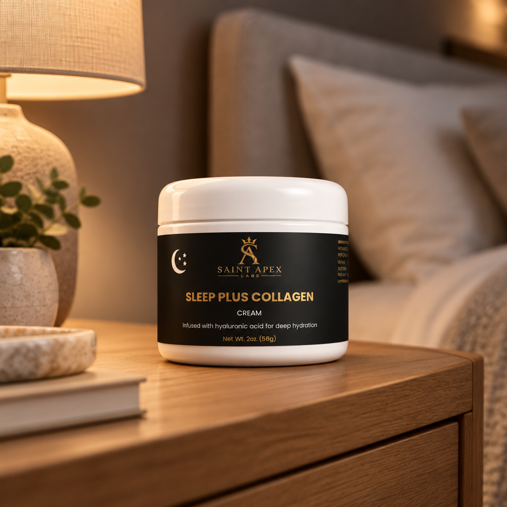Women Sleep Plus Collagen Cream Hyaluronic Acid Night Facial Treatment by Supliful