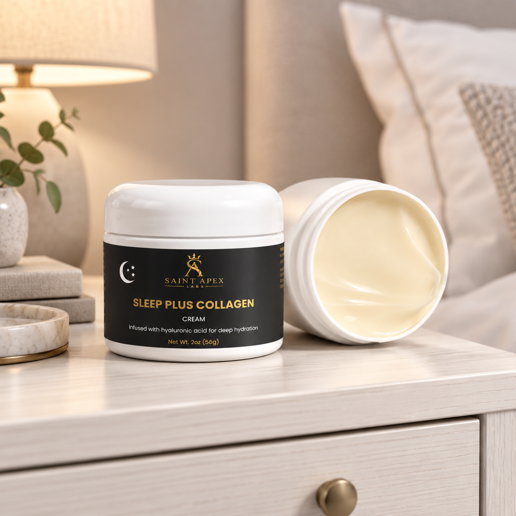 Women Sleep Plus Collagen Cream Hyaluronic Acid Night Facial Treatment by Supliful