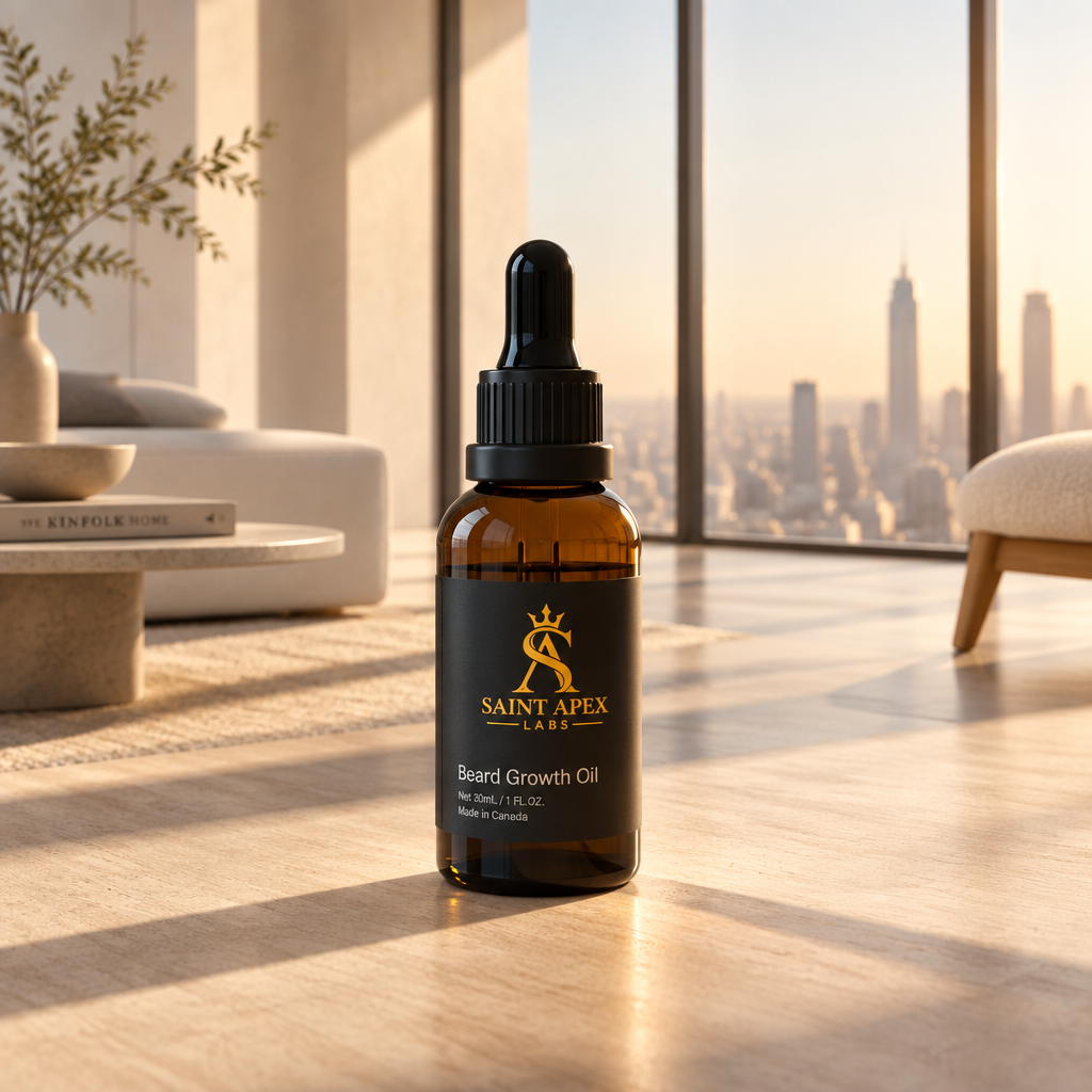 Hemp Infused Beard Growth Oil Unscented Saint Apex Labs by BLANKA