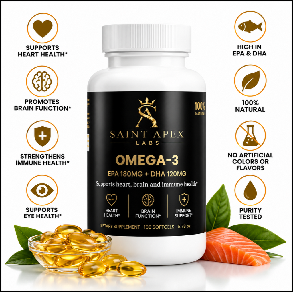 Saint Apex Labs Stress Relief Supplement For Calm Mind Focus by Supliful