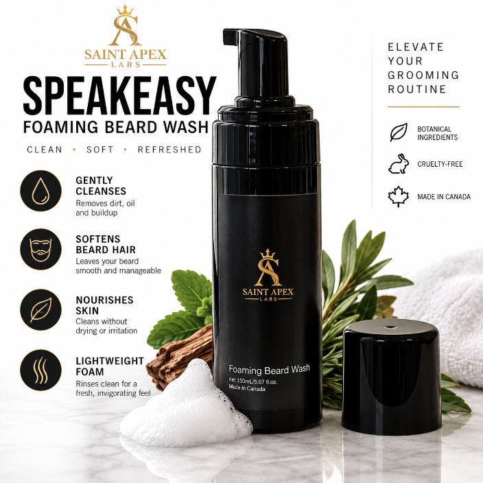 Saint Apex Labs Beard Care Bundle Kit With Foaming Wash Oil And Butter by Supliful