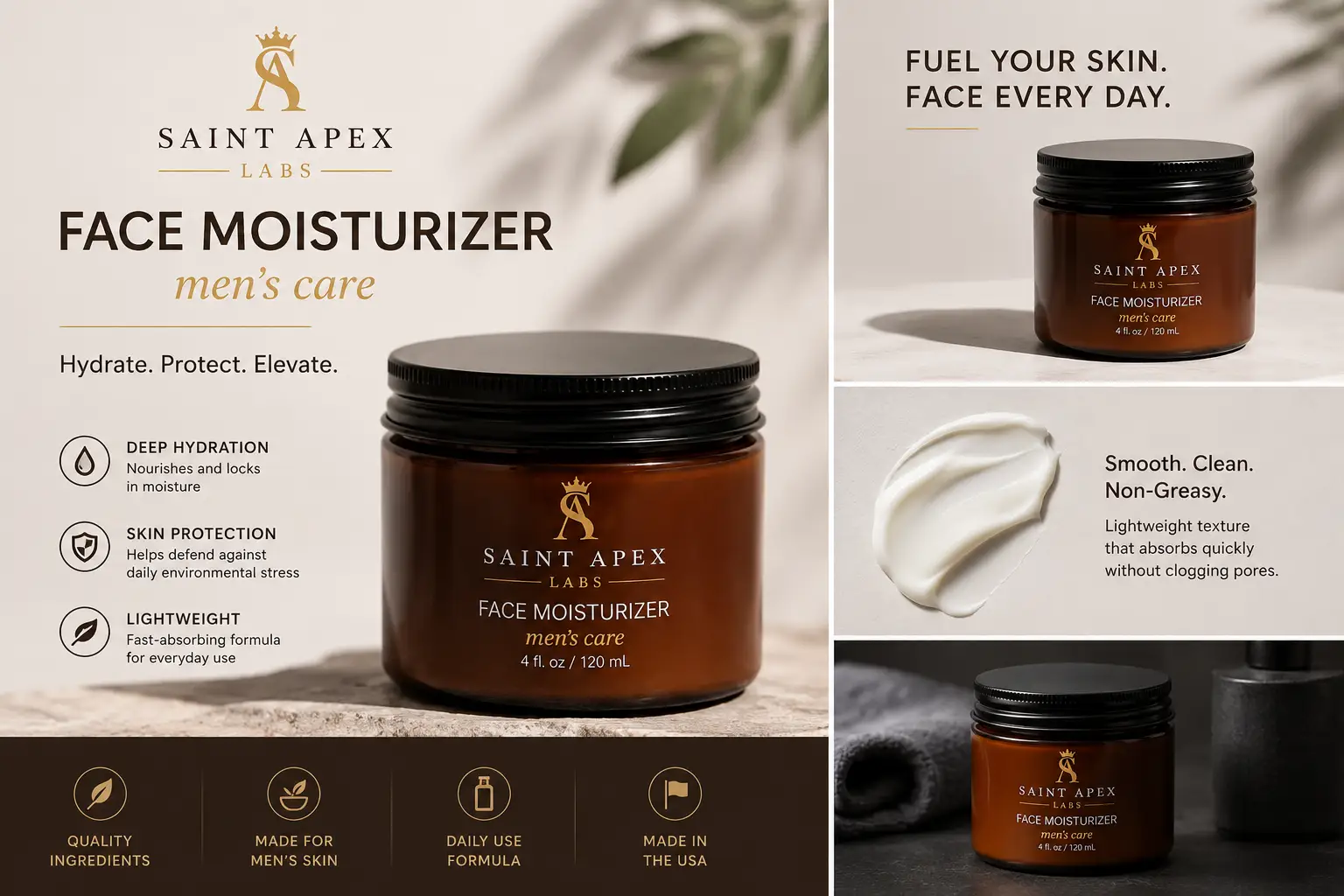 Men's Face Moisturizer Hydrating by BLANKA