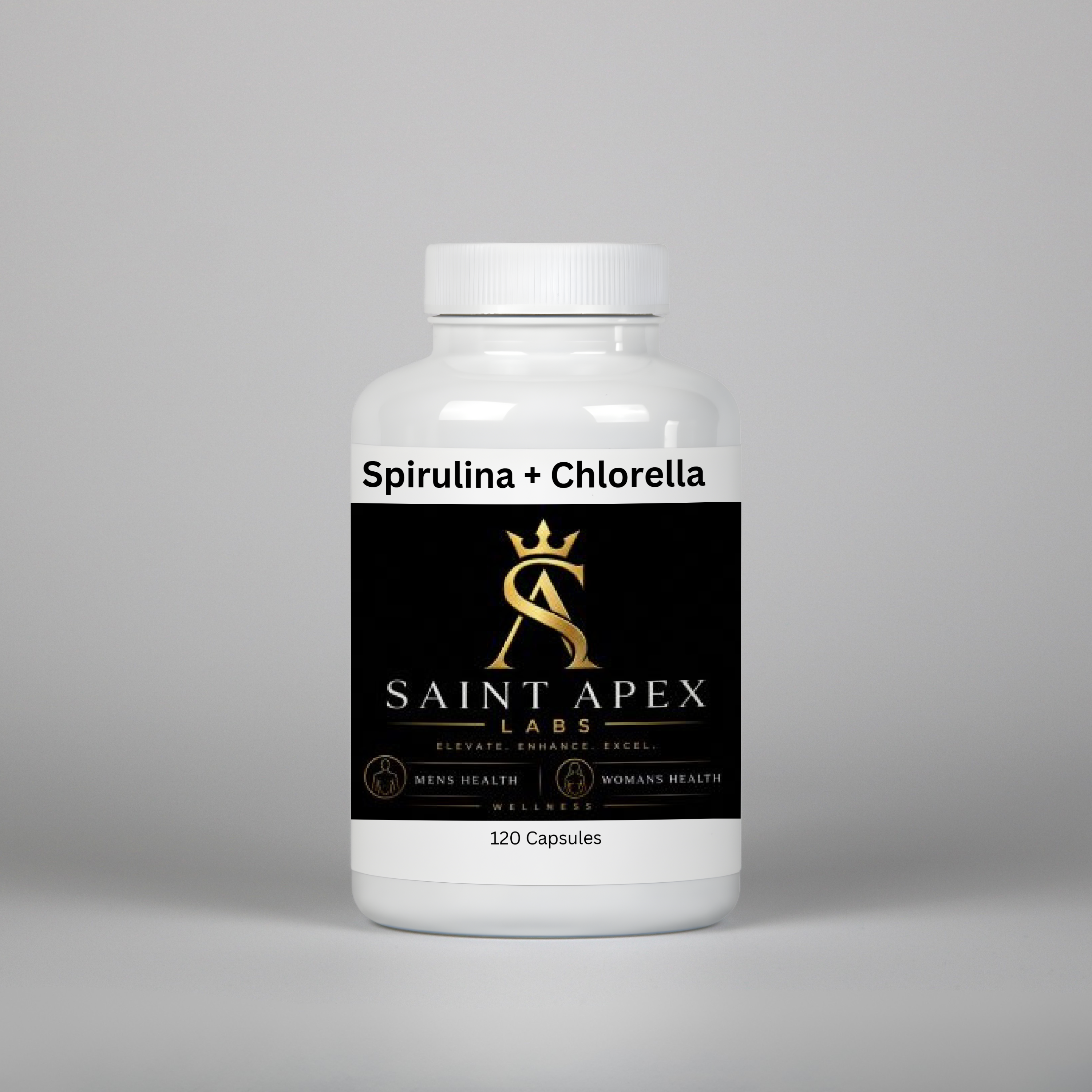 Spirulina + Chlorella - 120 Capsules
